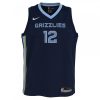 Nike NBA Memphis Grizzlies Morant Ja Swingman Icon Jersey Player Blue S