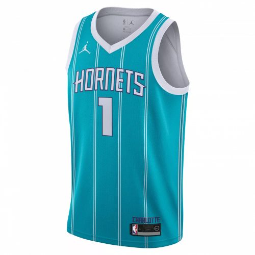 Nike NBA Charlotte Hornets Ball Lamelo Swingman Icon Jersey Player Blue