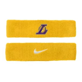   Nike NBA Los Angeles Lakers Single Solid Team Logo Headband Junior Yellow