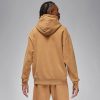Jordan Flight Fleece Washed Pullover Hoodie Legend Dark Brown
