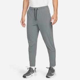   Nike Unlimited Men's Dri-FIT Zip Cuff Versatile Trousers Smoke Grey/Black