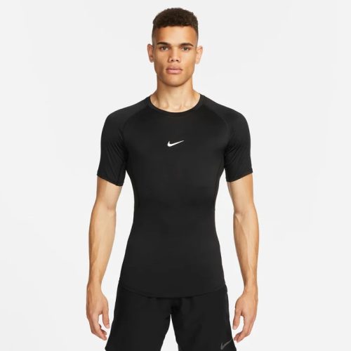 Nike Pro Men's Dri-FIT Tight Short-Sleeve Fitness Top Black