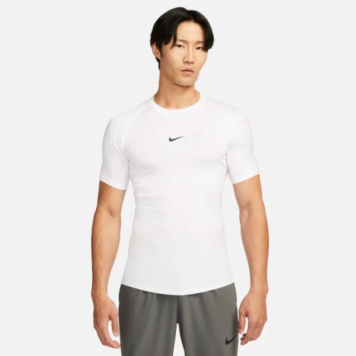 Nike Pro Men's Dri-FIT Tight Short-Sleeve Fitness Top White M