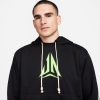 Nike Ja Standard Issue Dri-FIT Pullover Black/Lime Blast L