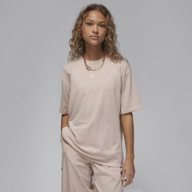   Jordan Sport Women's Diamond Short-Sleeve Top Particle Beige