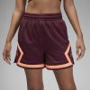 Jordan Sport W 10cm Diamond Shorts Night Maroon/Night