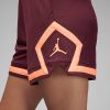 Jordan Sport W 10cm Diamond Shorts Night Maroon/Night