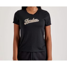Jordan W J SS Jordan Slim Tee Black