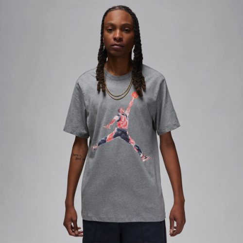 Jordan M J Brand JM WTRCLR SS Crew T-Shirt Grey S