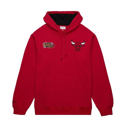 MITCHELL & NESS Premium N&N Player Fleece Vintage Logo Chicago Bulls Dennis Rodman Scarlet L