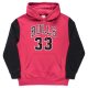 MITCHELL & NESS CHICAGO BULLS SCOTTIE PIPPEN Mens Name & Number Pullover Hoody Red / Black