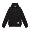 MITCHELL & NESS BRANDED M&N ESSENTIALS HOODIE PATTERN-BLACK L