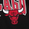 MITCHELL & NESS Premium Fleece Hoodie Vintage Logo Chicago Bulls Black XL