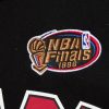 MITCHELL & NESS Premium Fleece Hoodie Vintage Logo Chicago Bulls Black XL