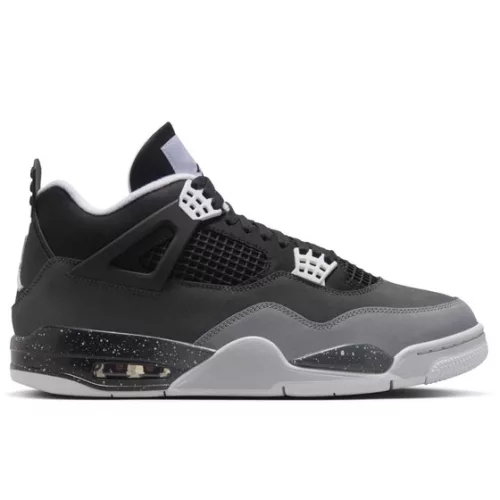 Air Jordan 4 Retro Fear Black/White-Anthracite-Black