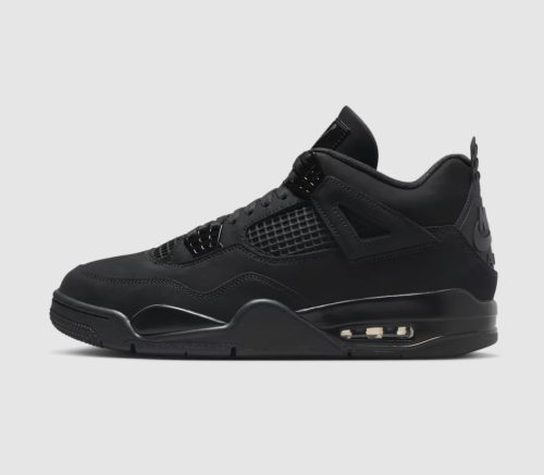 Air Jordan 4 Retro Black Cat Black/Black-Lt Graphite 42
