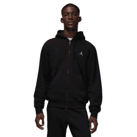   Jordan Brooklyn Fleece Men's Full-Zip Hoodie Black/White