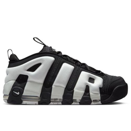 Nike Air More Uptempo Low Panda Black/Photon Dust-Metallic Silver 43