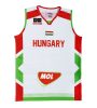 Hunbasket 2026 Férfi Válogatott Hivatalos mérkőzés mez fehér XXL
