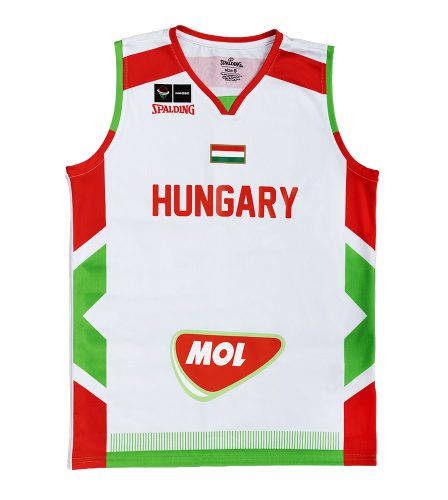 Hunbasket 2026 Férfi Válogatott Hivatalos mérkőzés mez fehér XXL