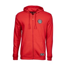 Hunbasket Hoodie, zipp Piros