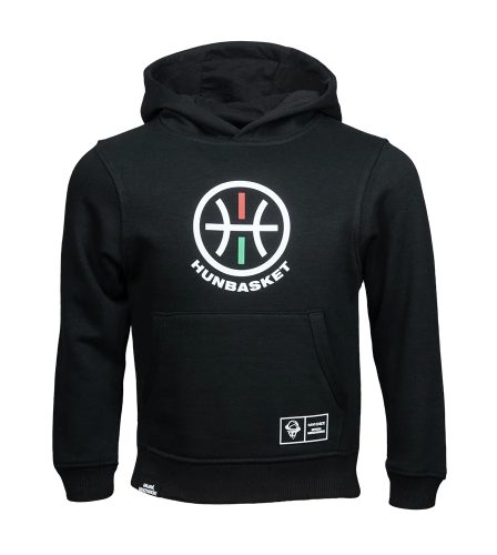 Hunbasket Hoodie gyerek Fekete XL