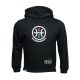 Hunbasket Hoodie gyerek Fekete XL