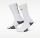Nike Elite 2.0 Cushioned Crew Socks (1 Pair) White/Black XL