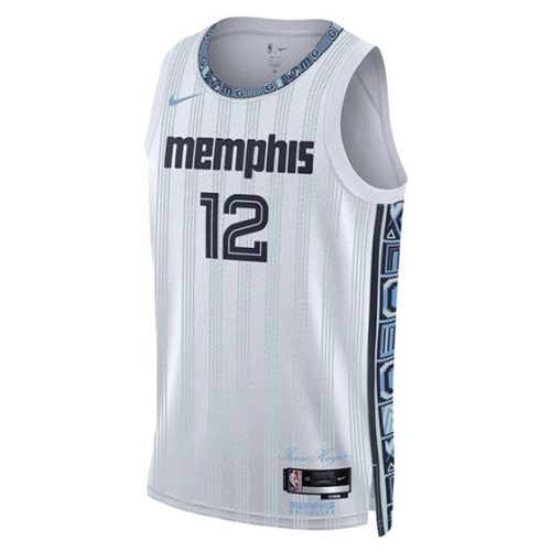 Nike NBA Ja Morant Memphis Grizzlies City Edition Swingman Jersey White S