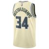 Nike NBA Giannis Antetokounmpo Milwaukee Bucks City Edition Swingman Jersey Flat Opal