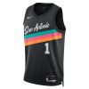 Nike NBA Victor Wembanyama San Antonio Spurs City Edition Swingman Jersey Black XL