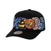 Mitchell & Ness NBA Hyper Type Pro Snapback Los Angeles Lakers Black