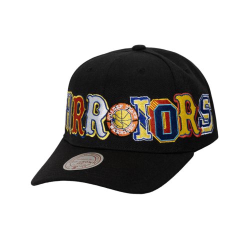 Mitchell & Ness NBA Hyper Type Pro Snapback Hwc Golden State Warriors Black