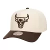 Mitchell & Ness NBA Chicago Bulls Brown And Cream Pro Snapback Cream