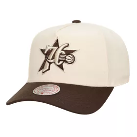   Mitchell & Ness NBA Philadelphia 76ers Brown And Cream Pro Snapback Hwc Cream