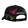 Mitchell & Ness NBA Chicago Bulls 404 Club Neon Pro Snapback Black