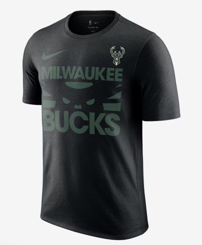 Nike Milwaukee Bucks City Edition Men's T-Shirt Black