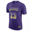 Nike NBA Los Angeles Lakers Lebron James Select Series Tee Field Purple M