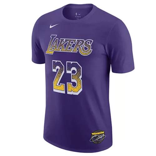 Nike NBA Los Angeles Lakers Lebron James Select Series Tee Field Purple M
