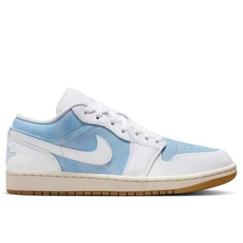 Jordan 1 Low SE Denim Worn Blue WMNS Worn Blue/Gum Light Brown/Sail/White 39