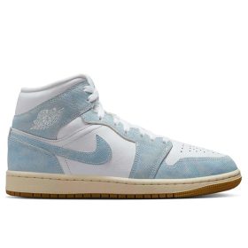 Jordan 1 Mid Denim WMNS Light Blue/Sail/Gum