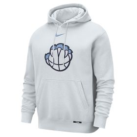   Nike Memphis Grizzlies City Edition Club Hoodie Pure Platinum