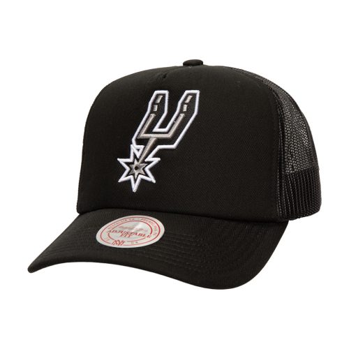 Mitchell & Ness NBA Evergreen Trucker San Antonio Spurs Black ONE