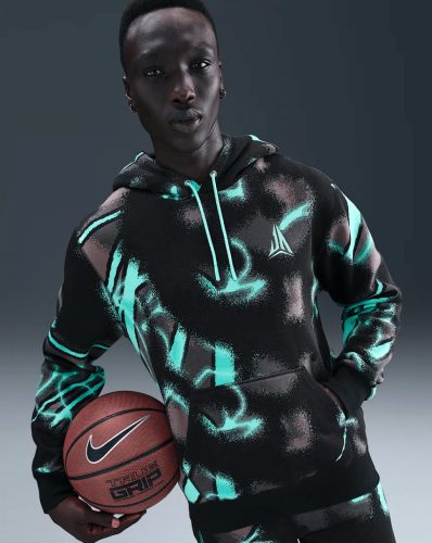 Nike Ja Club BB PO Hoodie Bleached Turq XXL