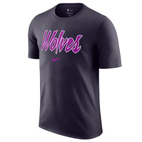   Nike NBA Minnesota Timberwolves Essential City Edition T-Shirt Purple Dynasty