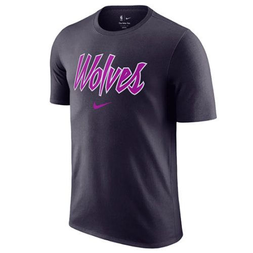 Nike NBA Minnesota Timberwolves Essential City Edition T-Shirt Purple Dynasty XL