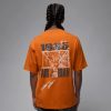 Jordan Brooklyn Oversized Graphic T-Shirt Orange S