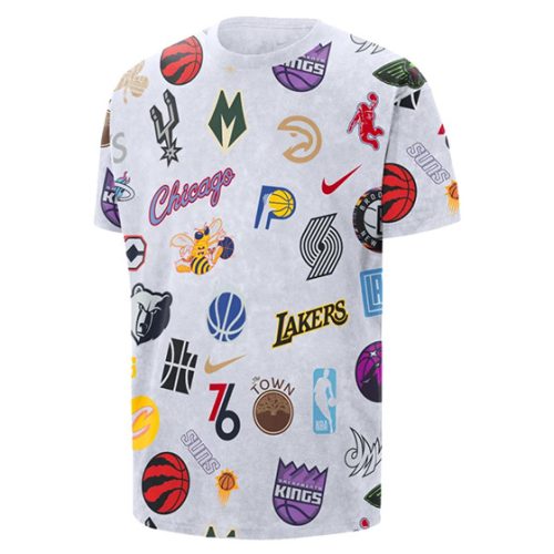 Nike NBA Team 31 AOP Tee White S