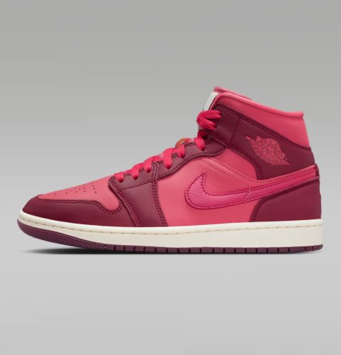 Jordan 1 Mid SE Valentine's Day (2026) Team Red/Pueblo Red/Pale Ivory/Sierra Red 40