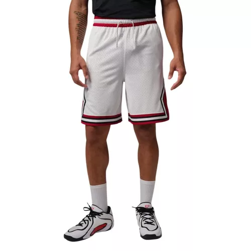 Jordan Sport Dri-FIT 23cms Diamond Shorts White/Gym Red/White